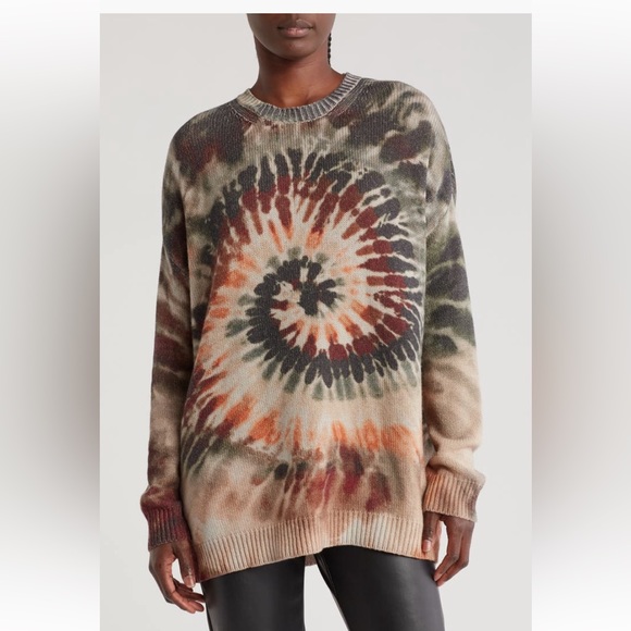 Valentino Other - Valentino Tie-Dye Oversize Cashmere Sweater